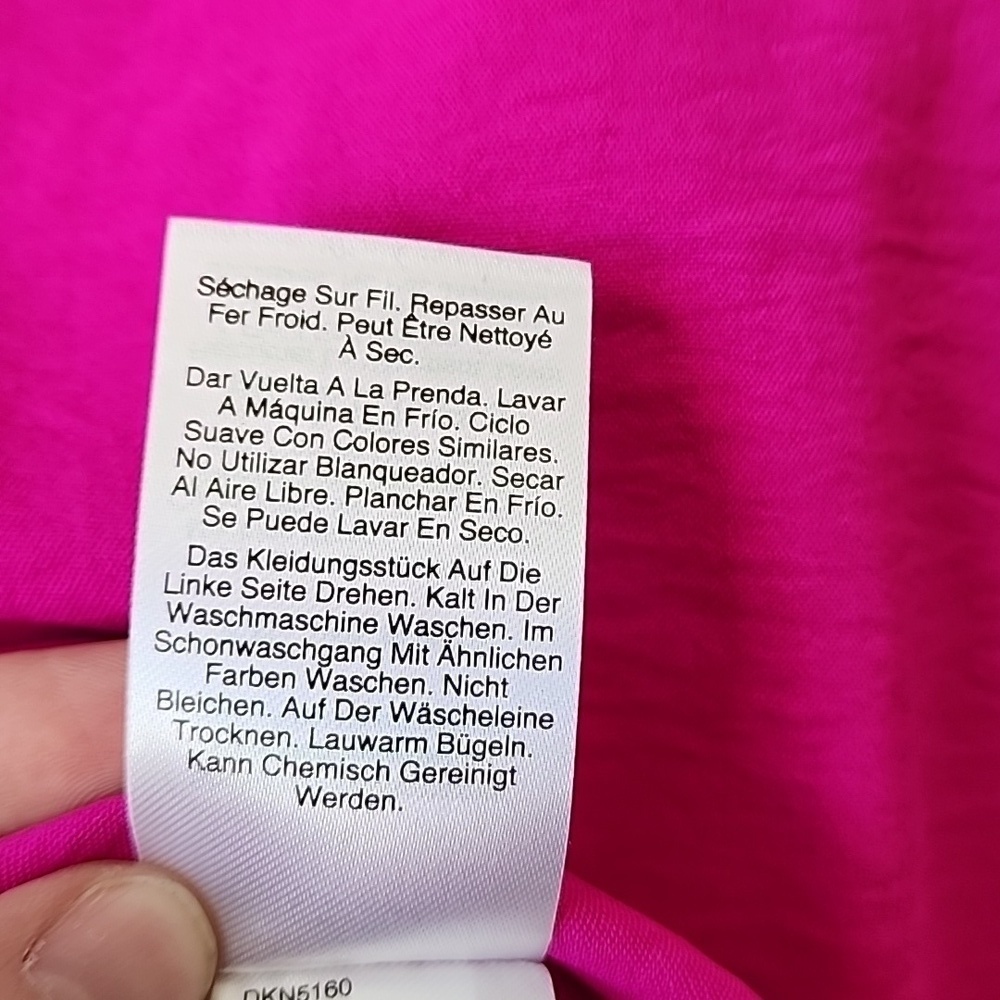 DKNY - Stunning Vibrant Magenta Dress​​​​​​​​​ - Picture 14 of 16